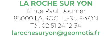 GEOMOTIS LA ROCHE SUR YON